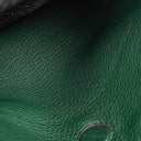Prada Dark Green Leather Hobo Bag