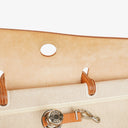 Hermes Herbag MM Vache Hunter Criss Viking Ecru Beige Naturel 2 Way Shoulder Bag