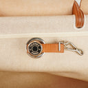 Hermes Herbag MM Vache Hunter Criss Viking Ecru Beige Naturel 2 Way Shoulder Bag