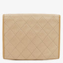 Chanel Mini Flap Bag Beige Quilted Lambskin With 24K Gold-Plated Hardware