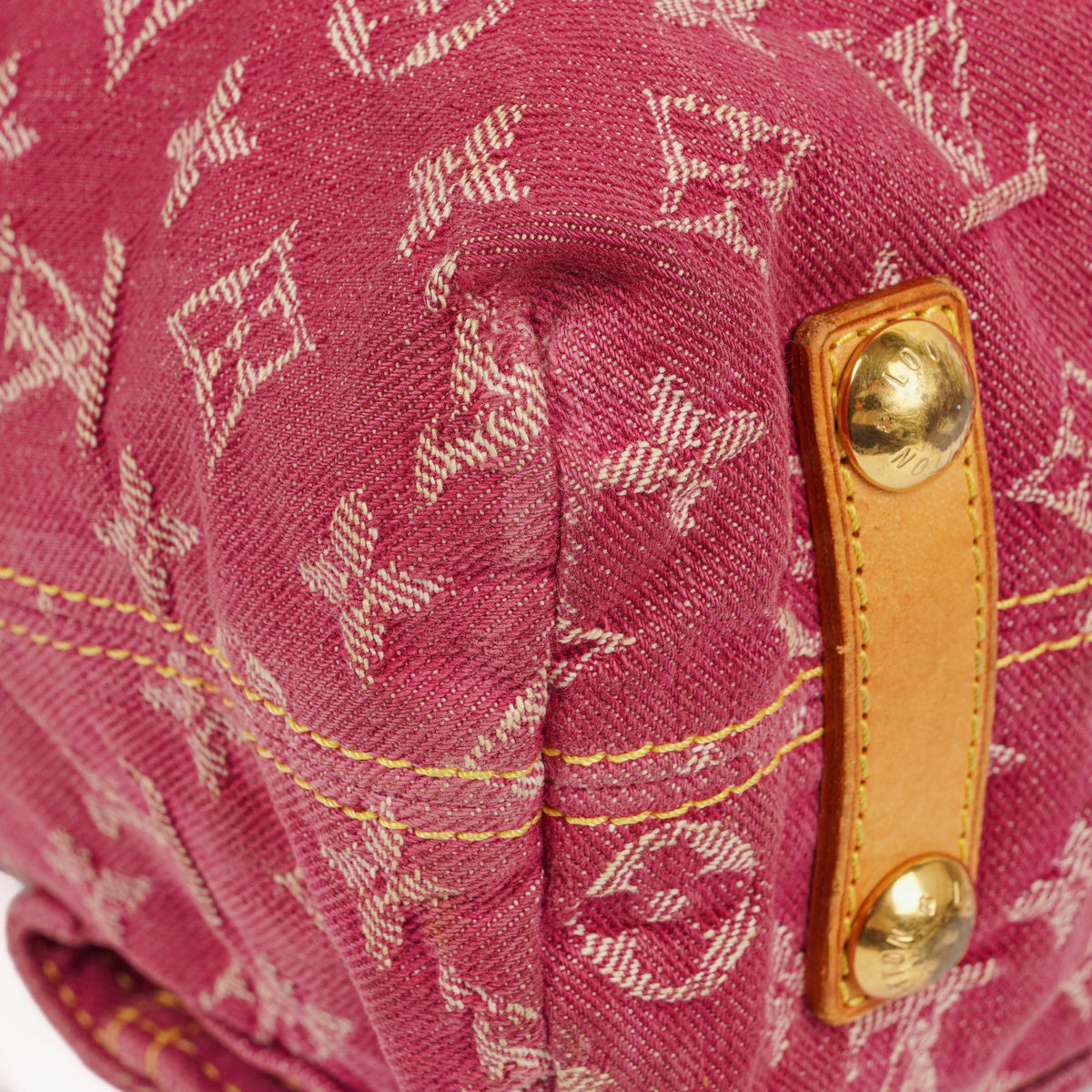 Louis Vuitton Baggy GM Monogram Denim Shoulder Bag