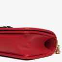 Chanel Boy Red Flap Leather Bag