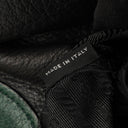 Prada Dark Green Leather Hobo Bag