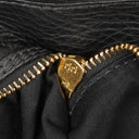 Miu Miu Vitello Black Caribu Leather Tote Bag&nbsp;