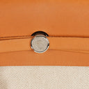 Hermes Herbag MM Vache Hunter Criss Viking Ecru Beige Naturel 2 Way Shoulder Bag