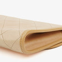 Chanel Mini Flap Bag Beige Quilted Lambskin With 24K Gold-Plated Hardware