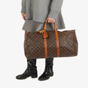 Louis Vuitton Keepall 55 Monogram Canvas Travel Bag