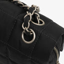 Chanel Black Sport Line Chocolate Bar Single Flap Bag