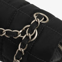 Chanel Black Sport Line Chocolate Bar Single Flap Bag