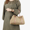 Gucci Monogram canvas Twins toteväska