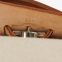 Hermes Herbag MM Vache Hunter Criss Viking Ecru Beige Naturel 2 Way Shoulder Bag