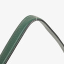 Prada Dark Green Leather Hobo Bag