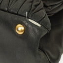 Miu Miu Matelasse Black Leather Tote Bag