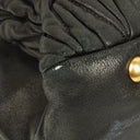 Miu Miu Matelasse Black Leather Tote Bag