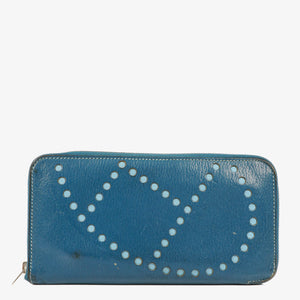 Hermes Evelyne Chevre Mysore Long Zip Wallet