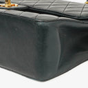 Chanel Vintage Classic Medium Double Flap Bag in Quilted Black Lambskin with 24-karat Gold-Plated Hardware