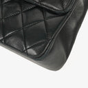 Chanel Vintage Classic Medium Double Flap Bag in Quilted Black Lambskin with 24-karat Gold-Plated Hardware