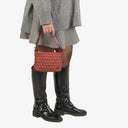 Fendi Zucchino Rosso Shoulder Bag