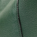 Prada Dark Green Leather Hobo Bag