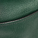 Prada Dark Green Leather Hobo Bag