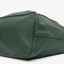 Prada Dark Green Leather Hobo Bag
