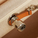 Hermes Herbag MM Vache Hunter Criss Viking Ecru Beige Naturel 2 Way Shoulder Bag
