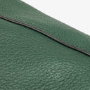 Prada Dark Green Leather Hobo Bag