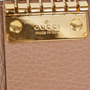 Gucci Dollar GG Supreme Monogram Old Rose Beige/Ebony CalfskinGG Marmont 6 Key Holder Case&nbsp;