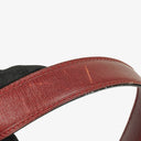 Cartier Bucket Drawstring Burgundy Leather Bag