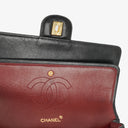 Chanel Vintage Classic Medium Double Flap Bag in Quilted Black Lambskin with 24-karat Gold-Plated Hardware