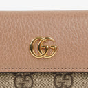 Gucci Dollar GG Supreme Monogram Old Rose Beige/Ebony CalfskinGG Marmont 6 Key Holder Case&nbsp;