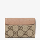 Gucci Dollar GG Supreme Monogram Old Rose Beige/Ebony CalfskinGG Marmont 6 Key Holder Case&nbsp;