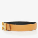 Hermes 30mm Leather Reversible Tan H Belt Size 70