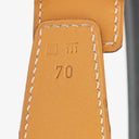 Hermes 30mm Leather Reversible Tan H Belt Size 70