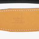 Hermes 30mm Leather Reversible Tan H Belt Size 70