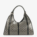 Gucci Jackie Bardot Crystal GG Canvas Shoulder Bag&nbsp;