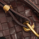 Bottega Veneta Intrecciato Brown Capri Tote Bag