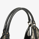 Gucci Jackie Bardot Crystal GG Canvas Shoulder Bag&nbsp;