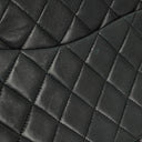 Chanel Vintage Classic Medium Double Flap Bag in Quilted Black Lambskin with 24-karat Gold-Plated Hardware