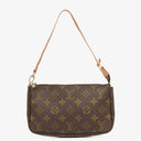 Louis Vuitton Pochette Accessoires Monogram Canvas Clutch Handbag