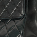 Chanel Vintage Classic Medium Double Flap Bag in Quilted Black Lambskin with 24-karat Gold-Plated Hardware