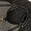 Gucci Jackie Bardot Crystal GG Canvas Shoulder Bag&nbsp;