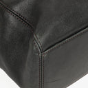 Chanel CC Black Leather Tote Bag