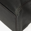 Chanel CC Black Leather Tote Bag