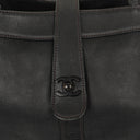 Chanel CC Black Leather Tote Bag