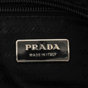 Prada Balck Nylon Satchel Tessuto Bow Shoulder Bag