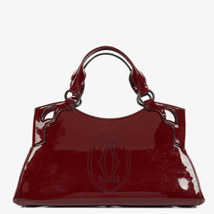 Cartier Small Marcello de Cartier Patent Leather Handle Bag