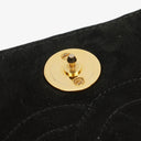 Chanel Classic Full Flap Bag Black Quilted Suede