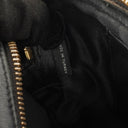 Miu Miu Matelasse Black Leather Shoulder Bag