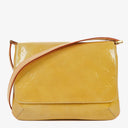 Louis Vuitton Thompson Street Yellow Monogram Vernis Leather Shoulder Bag